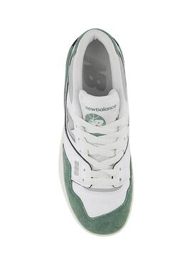 Sneakers New Balance GSB550 blanc vert pour enfants