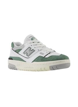 Sneakers New Balance GSB550 blanc vert pour enfants