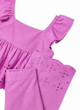 Ensemble Mayoral pantalon et haut perforés pour fille