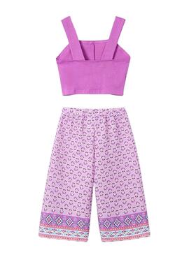 Ensemble Mayoral pantalon imprimé et top fille