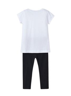 Ensemble Mayoral leggings et tee-shirt imprimé pour fille.