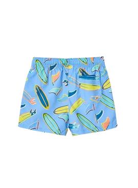 Maillot de bain Mayoral imprimé surfeur bleu pour garçon