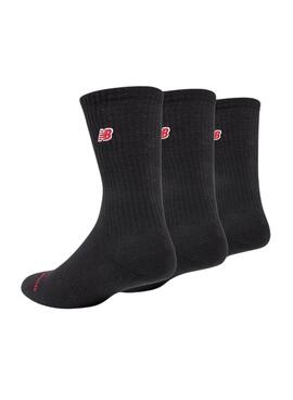 Chaussettes New Balance logo noir pour enfants