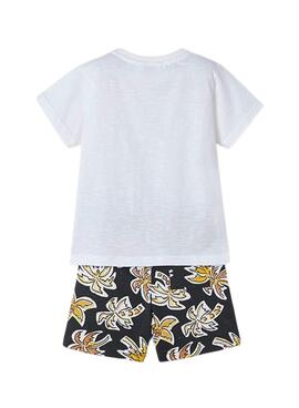 Ensemble Mayoral short et t-shirt palmiers pour enfant de la marque  .