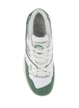 Chaussures New Balance 550 blanc vert pour enfants