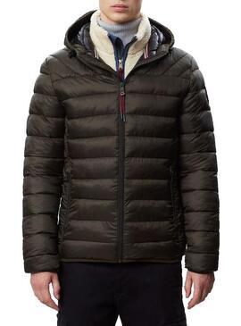 Veste Napapijri Aerons Hood Vert pour Homme