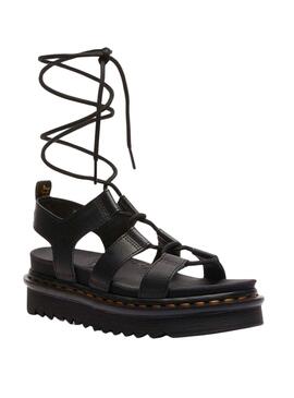 Sandales Dr. Martens Nartilla noires pour femme.