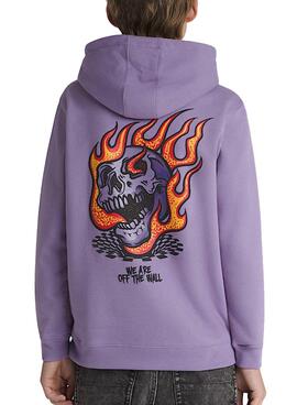 Sweat Vans Vortex violet pour enfant
