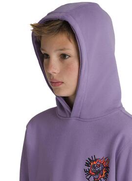 Sweat Vans Vortex violet pour enfant