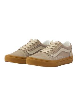 Chaussures Vans Old Skool Teen en taupe