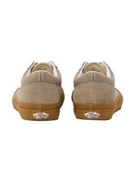 Chaussures Vans Old Skool Teen en taupe