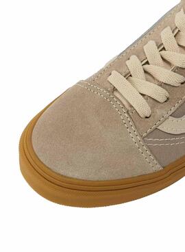 Chaussures Vans Old Skool Teen en taupe