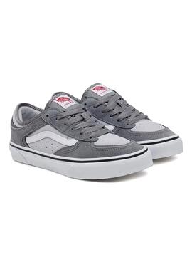 Chaussures Vans Rowley Teen Classic gris.