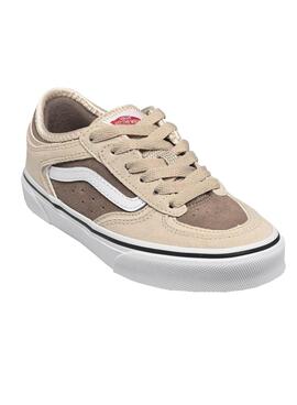 Chaussures Vans Rowley Classic chameau pour enfants, garçons et filles