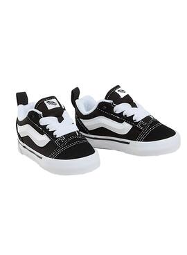 Sneakers Vans Knu Skool bébé noir et blanc