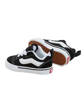 Sneakers Vans Knu Skool bébé noir et blanc
