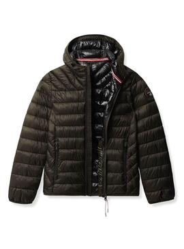 Veste Napapijri Aerons Hood Vert pour Homme