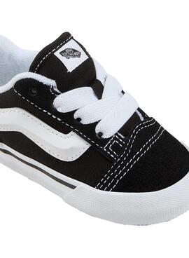 Sneakers Vans Knu Skool bébé noir et blanc