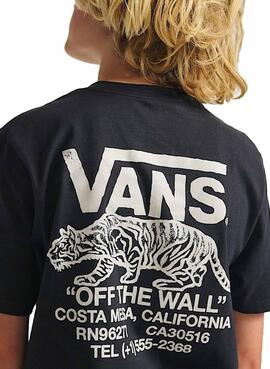 T-shirt Vans Sneaky noir pour enfant