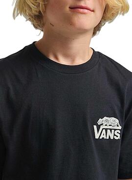 T-shirt Vans Sneaky noir pour enfant