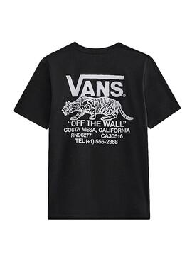 T-shirt Vans Sneaky noir pour enfant