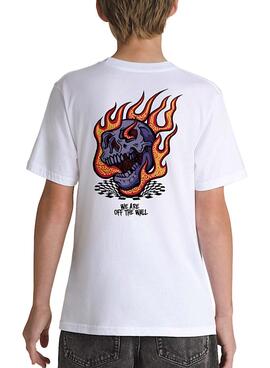 Maillot Vans Vortex blanc pour enfant