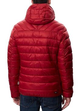 Veste Napapijri Aerons Hood Rouge pour Homme