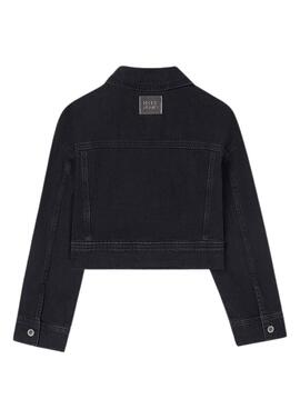 Veste en jean noire Mayoral pour fille