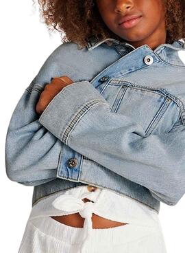 Veste en jean Mayoral claire pour fille