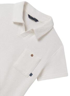 Polo Mayoral poche blanche pour garçon