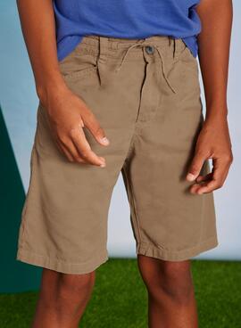 Bermuda Mayoral camel décontracté pour enfant.