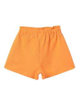 Shorts Mayoral de couleur orange pour fille