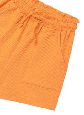 Shorts Mayoral de couleur orange pour fille