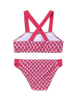 Bikini Mayoral imprimé rose pour fille