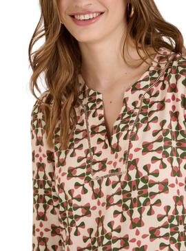 Robe géométrique Naf Naf pour femme