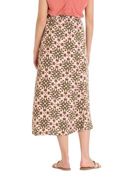 Jupe Naf Naf midi multicolore  pour femme