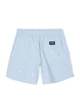 Maillot de bain Silbon à rayures bleues pour homme