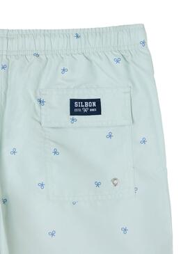  Maillot de bain Silbon Miniraquetas turquoise pour homme