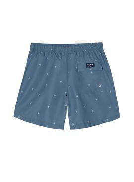 Maillot de bain Silbon Miniraquetas bleu pour homme