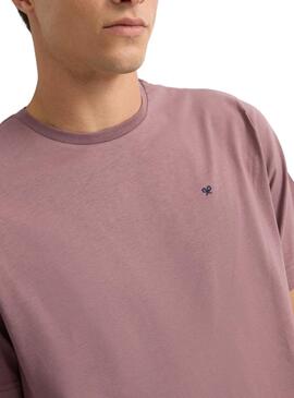 T-shirt Silbon Minilogo rose pour homme
