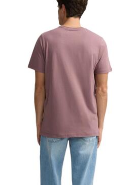T-shirt Silbon Minilogo rose pour homme