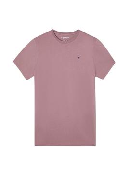 T-shirt Silbon Minilogo rose pour homme