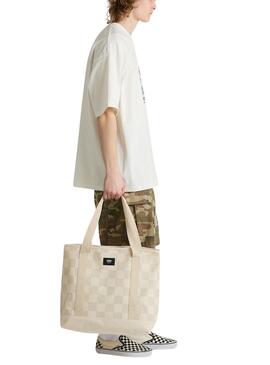 Sac Vans  fourre-tout  Pergs beige pour homme et femme