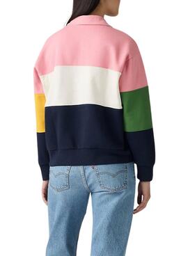 Sweatshirt Levi's Popover multicolore pour femme