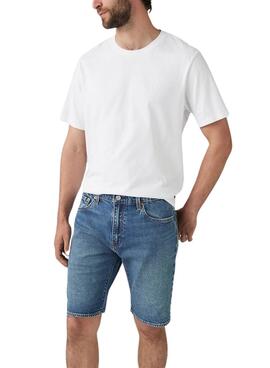Bermuda en jean Levi's 405 estándar lavado medio para hombre.