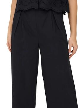 Pantalon Only Roxanne Culotte noir pour femme