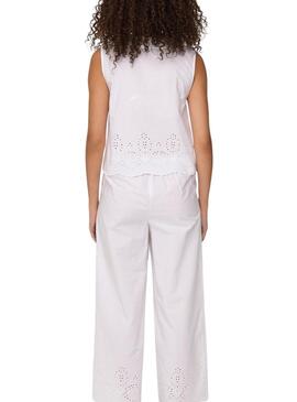 Chemise Only Roxanne Resort blanc pour femme