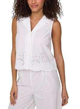 Chemise Only Roxanne Resort blanc pour femme