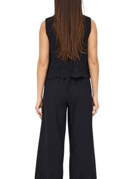 Chemise Only Roxanne Resort noire pour femme
