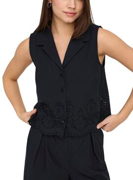 Chemise Only Roxanne Resort noire pour femme